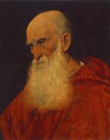 Titian - Portrait of an Old Man, Pietro Cardinal Bembo